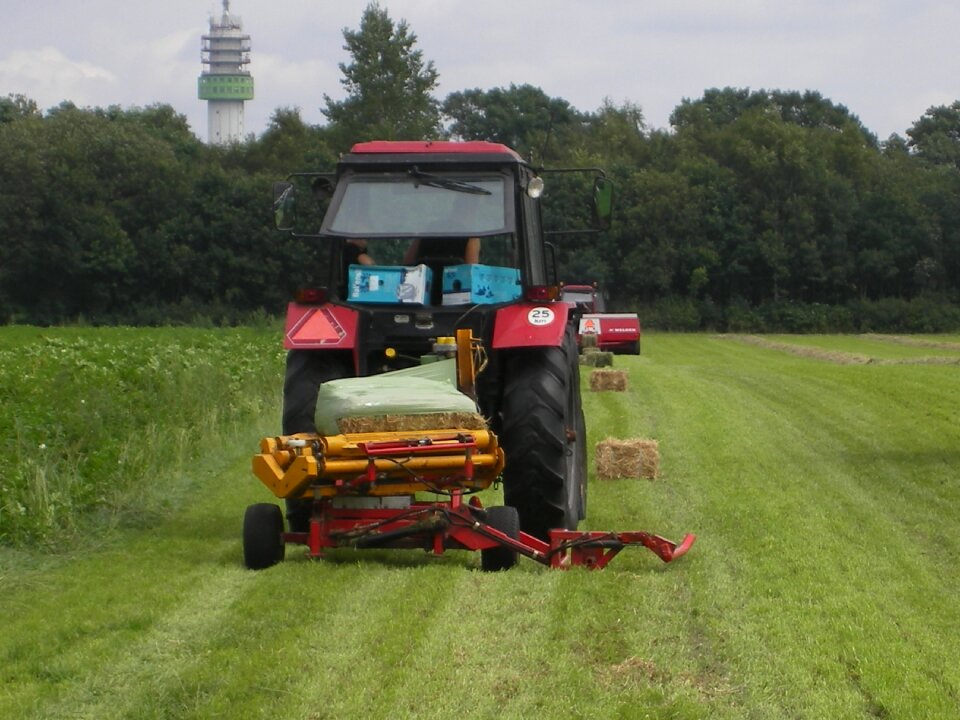 Hay agricultural farmer