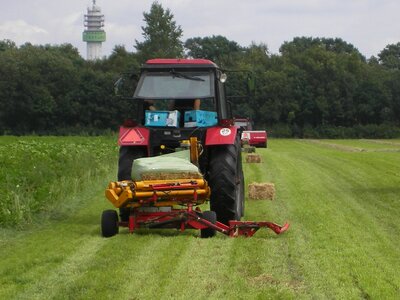 Hay agricultural farmer