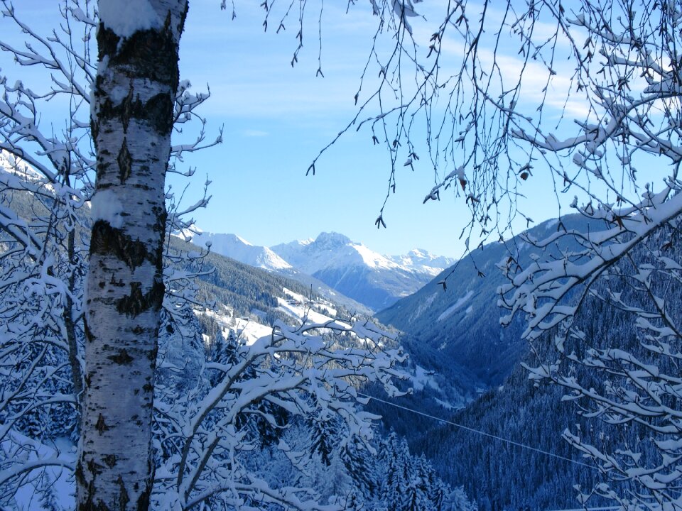 Austria alpine winter