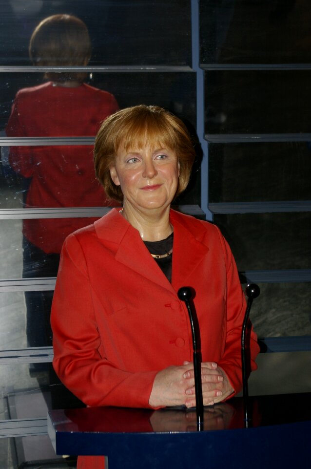 Wax figure merkel berlin
