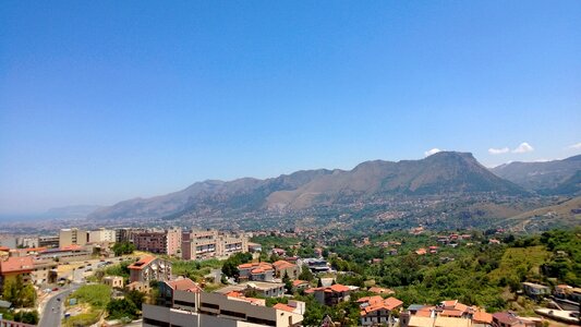 Landscape sicilian village
