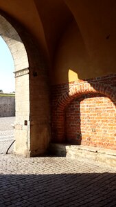 Brick wall castle