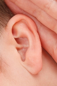 Ear female girl photo