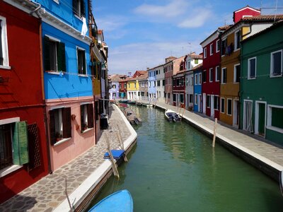 Houses channel colorful