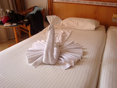 Towel peacock cloth shape peacock