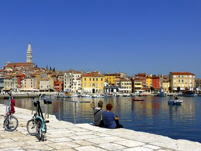 Panorama seascape picturesque photo