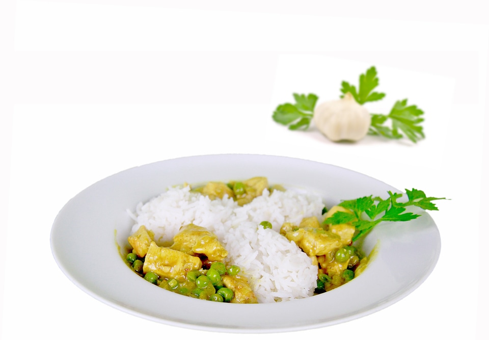 Curry chicken coriander