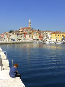 Mediterranean view town photo