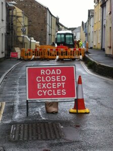 Detour signage travel