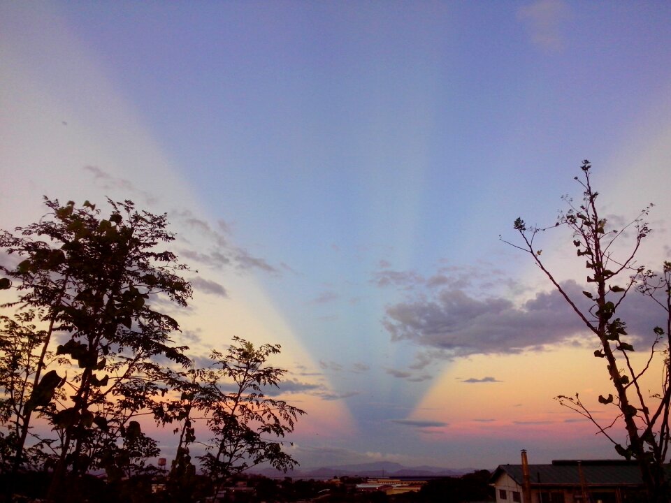 Sundown nightfall twilight