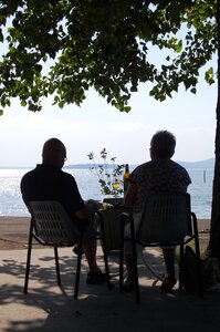 Elderly trasimeno lake