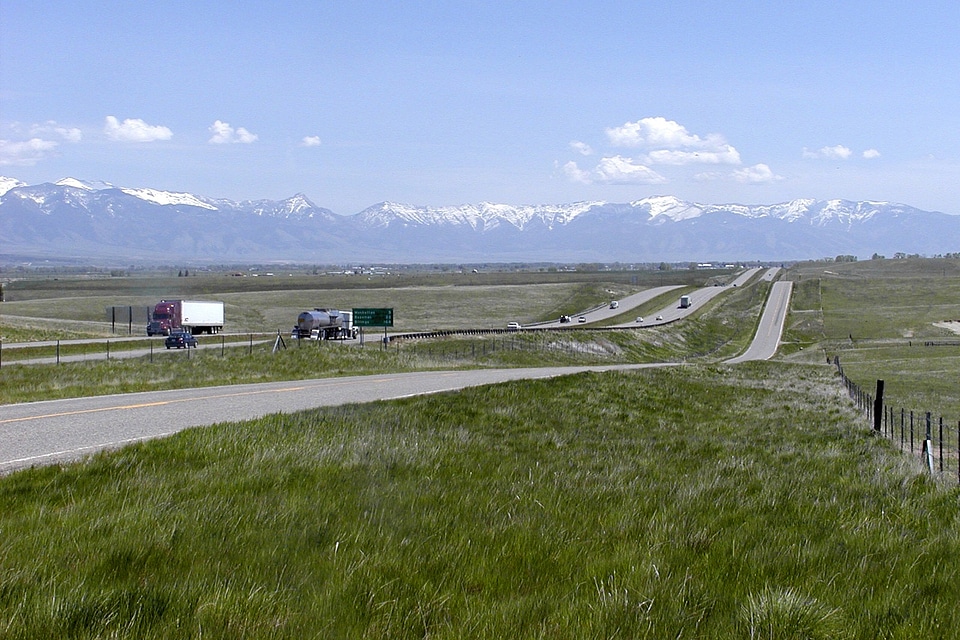 Endless view landscape