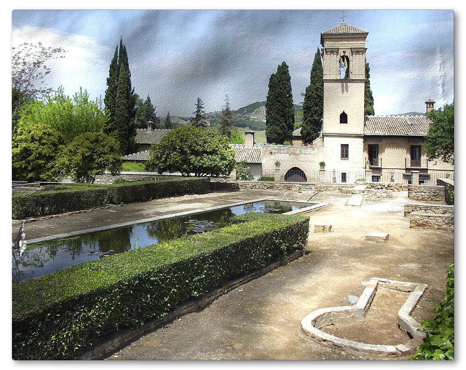 Architecture medieval palace