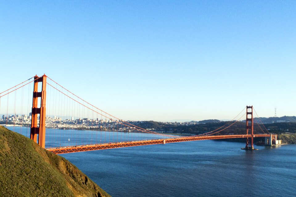 Dusk bridge california