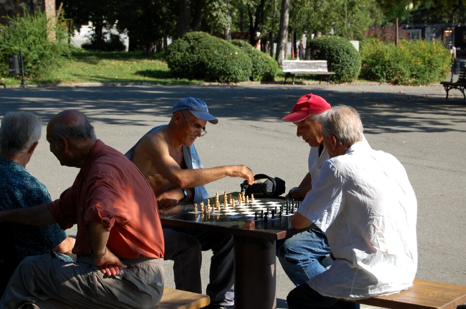 Elderly chess belgrade