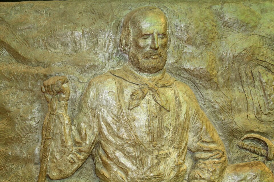 Bas relief hero italy