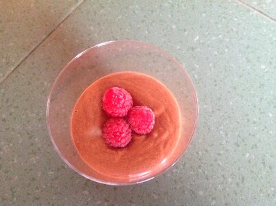 Chocolate mousse dessert