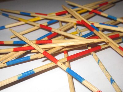 Chopsticks play pattern photo