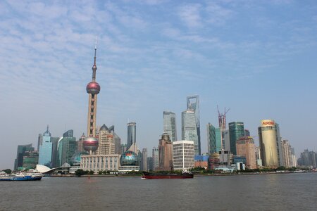 Shanghai the bund huangpu river