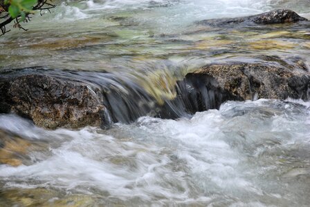 River torrent cascade photo