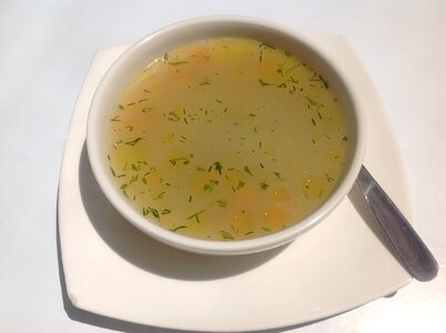 Soup home consommé