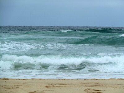 Nature beach wave photo