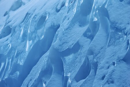 Frozen pattern blue