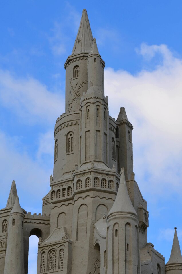 Fairytales sand sculpture castle sand castle