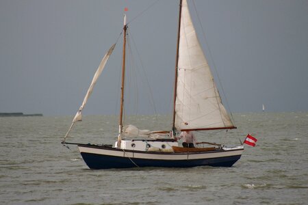 Ship fishing boats cloudiness photo