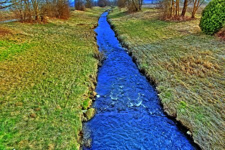 Landscape creek hdr image