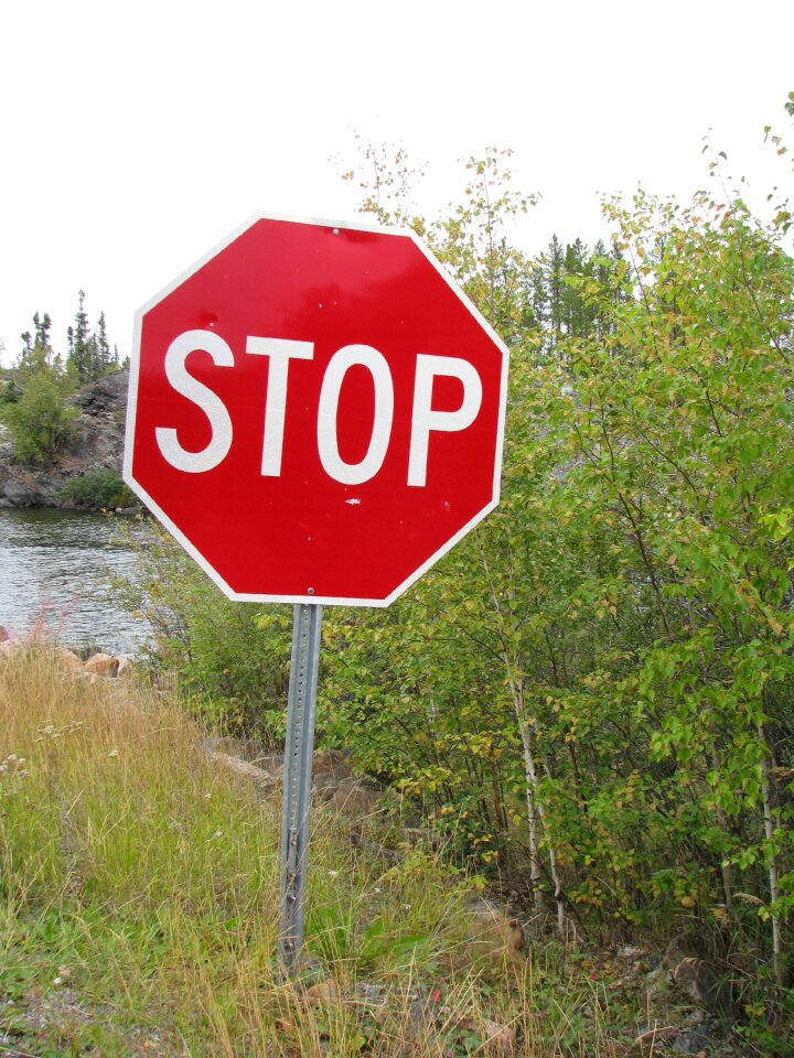 Sign road yellowknife