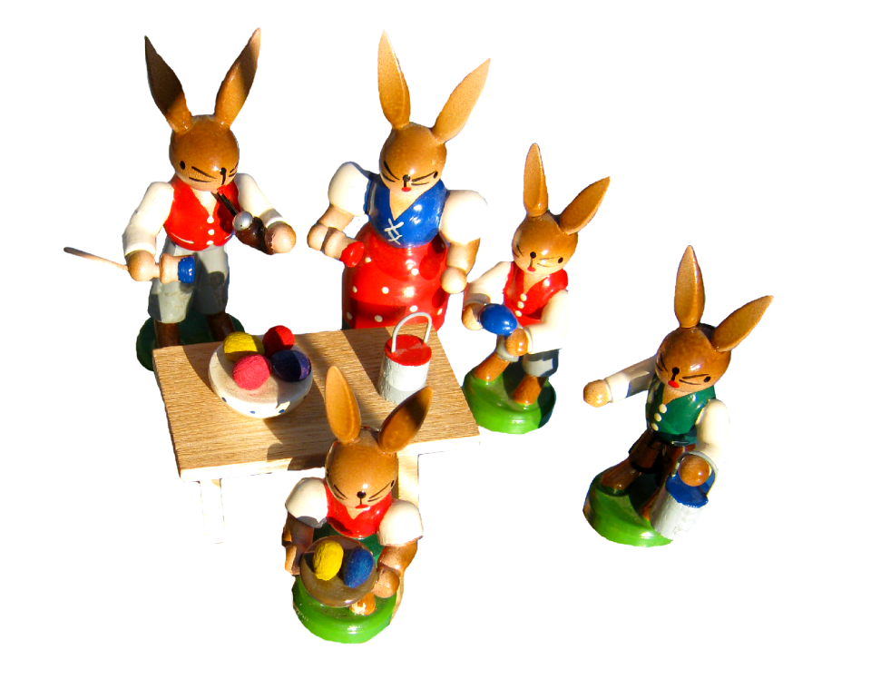Easter colorful figures