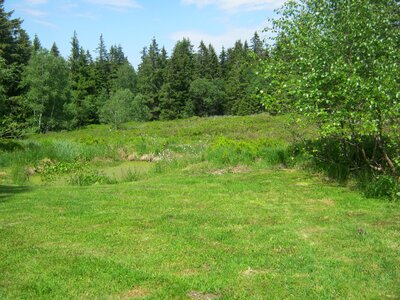 Hiking wide landscape