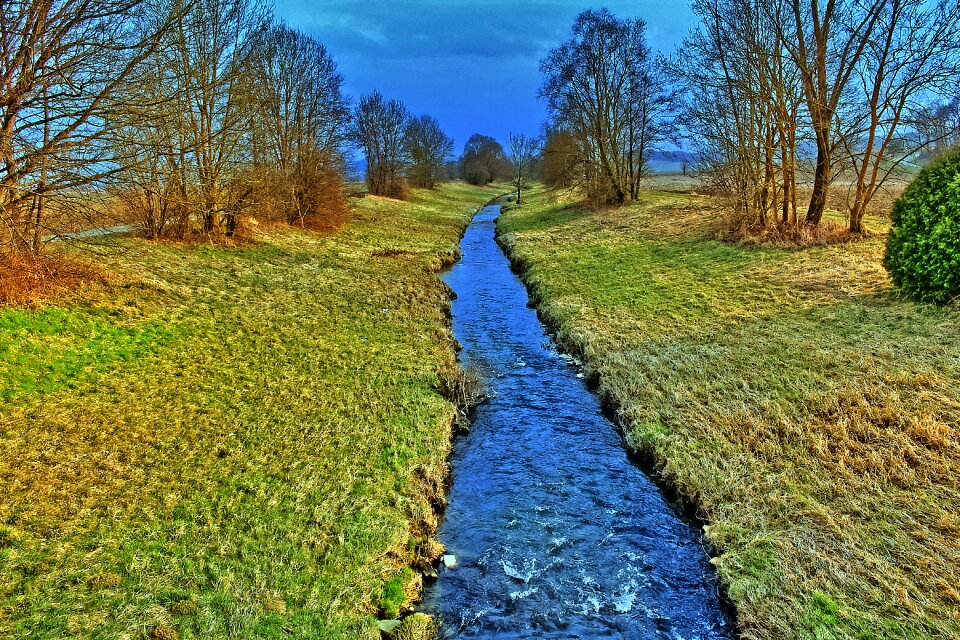 Landscape creek hdr image