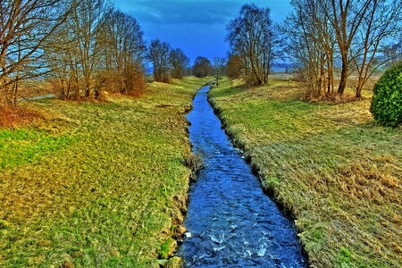 Landscape creek hdr image