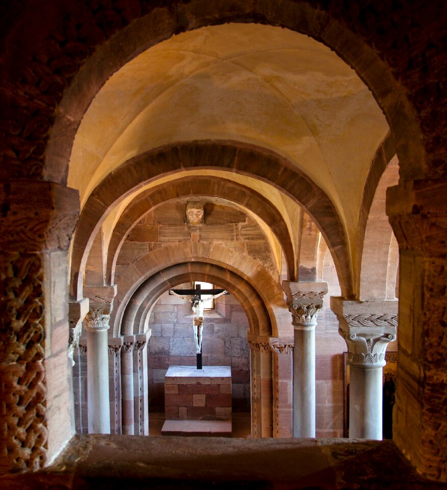 Middle ages imperial castle cross