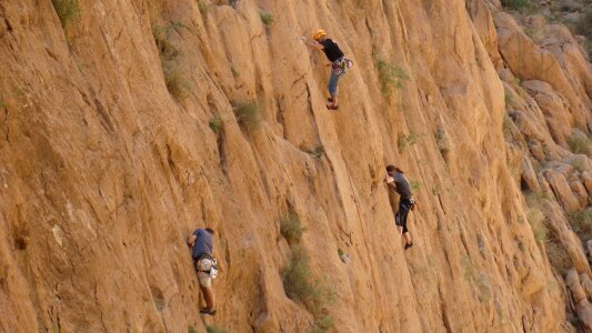 Rock climb sport photo