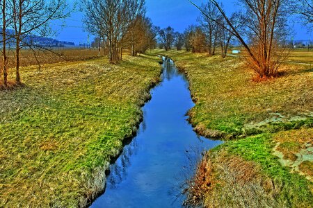 Landscape creek hdr image