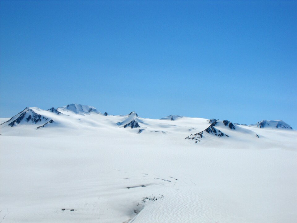 Cold ice landscape