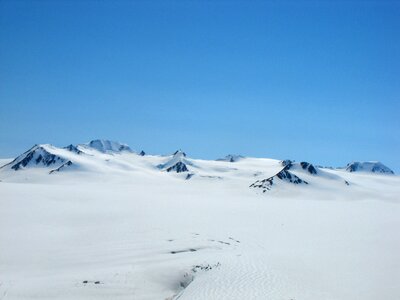 Cold ice landscape