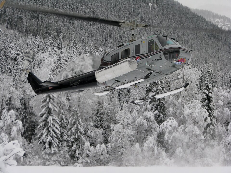 Mountain canada winter