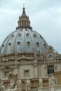 Vatican domed church st peter's basilica photo