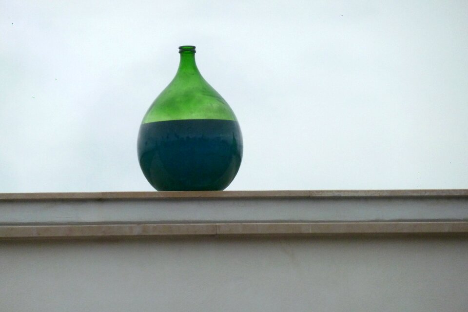 Amphora glass bottle carboy