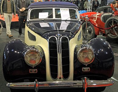Old auto bmw 327 28 convertible