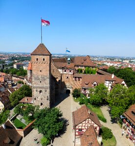 Middle ages panorama tower