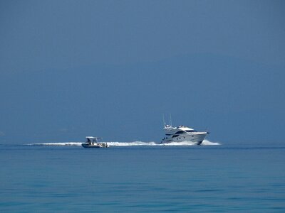 Speedboat great yacht photo