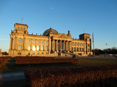 Palace berlin sunset