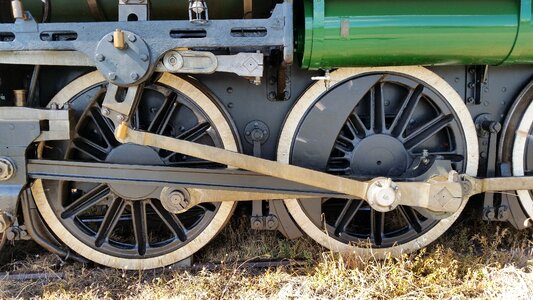 Railroad transportation engine photo