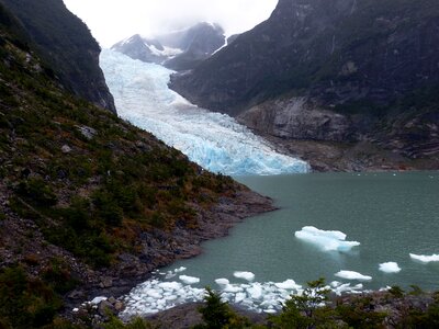 Landscape glacier ice