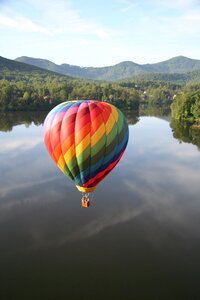 Lake balloon landscape